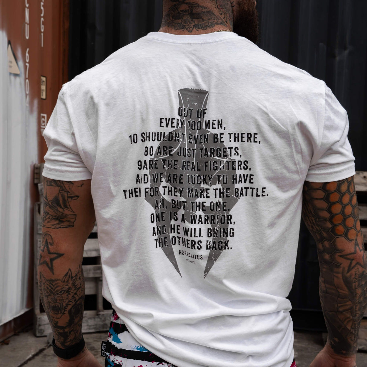 HERACLITUS WARRIOR MEN'S T-SHIRT From Combat Iron Apparel