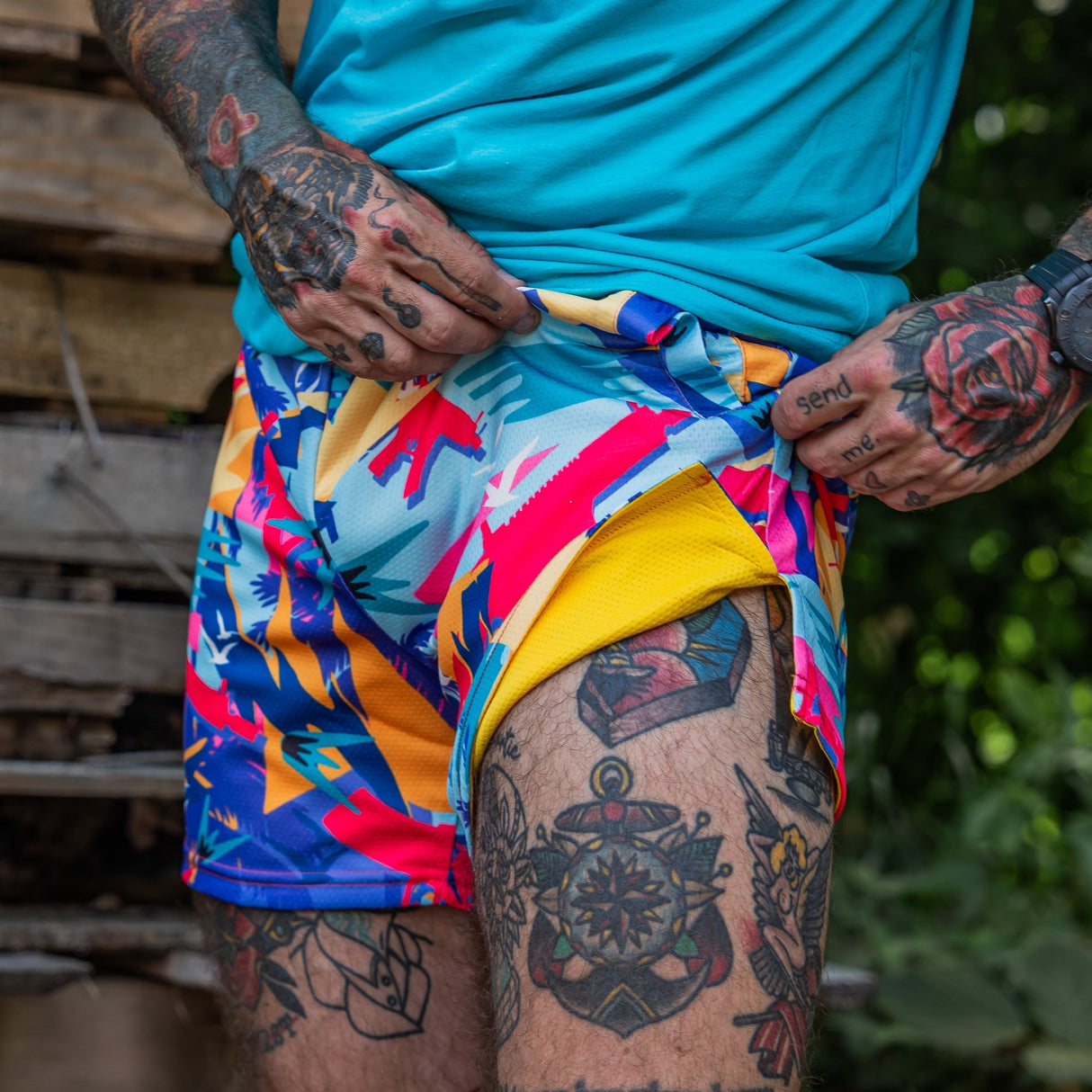 Men's Mesh Hoochie Daddy Shorts | 5" from Combat Iron Apparel