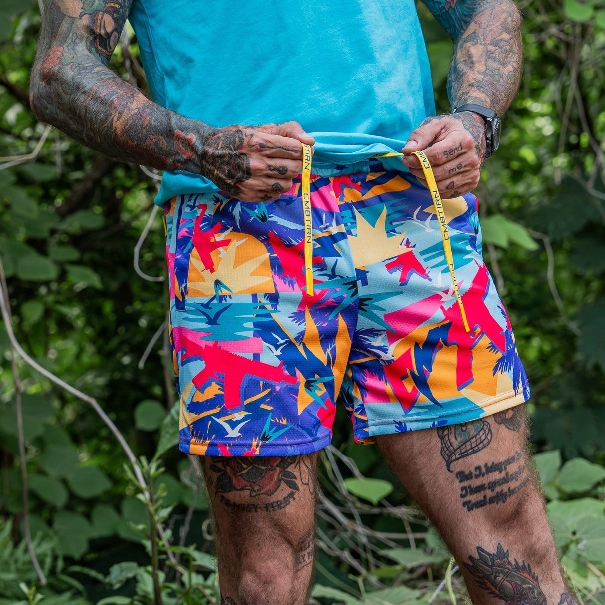 Men's Mesh Hoochie Daddy Shorts | 5" from Combat Iron Apparel