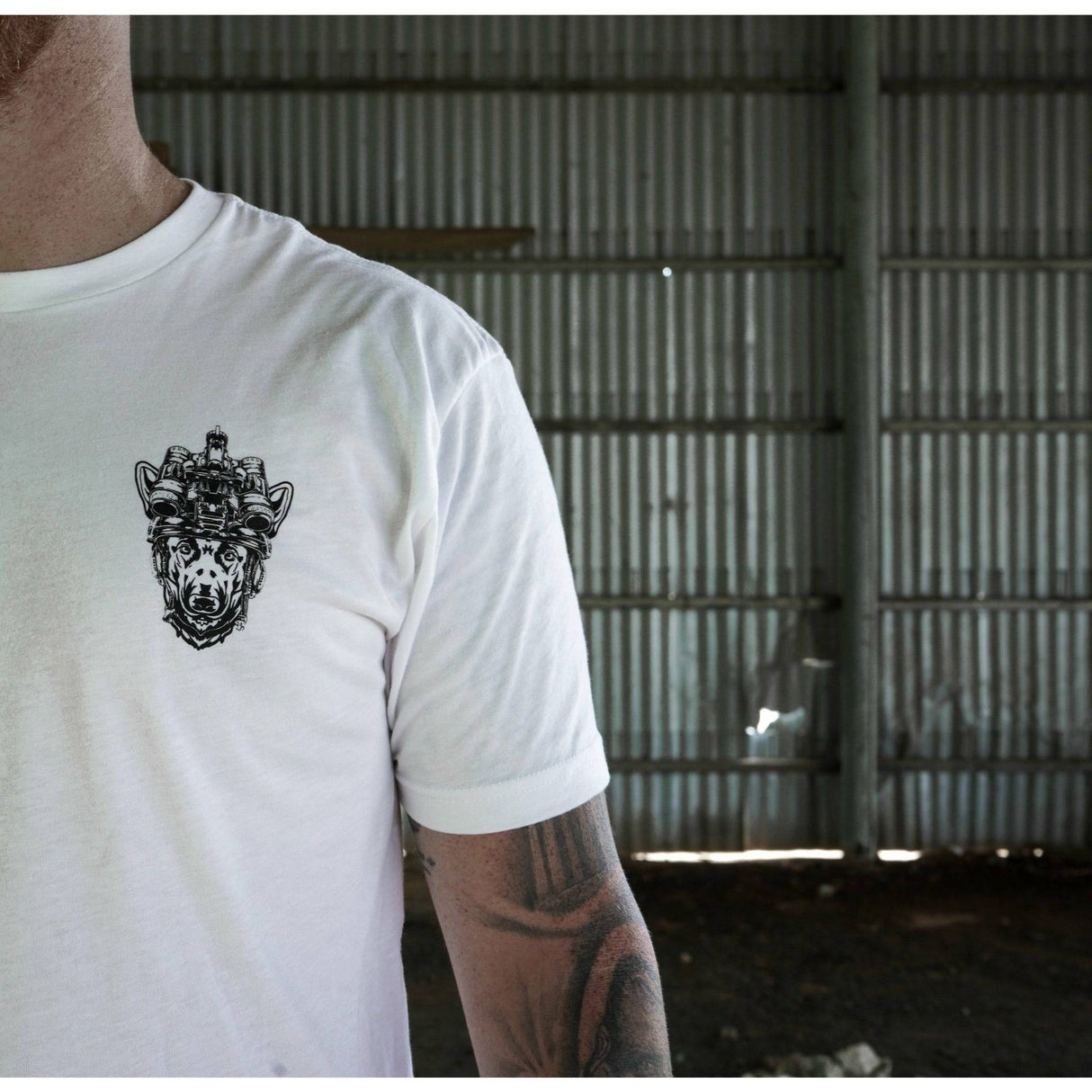 Don't Fuckin' Bark If You Can't Fuckin' Bite Men's T-Shirt From Combat Iron Apparel