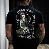 I Can't Hear You Over My Freedom AR Guitar Men's T-Shirt From Combat Iron Apparel