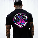 Clean up Crew Operator Skull Men's T-Shirt From Combat Iron Apparel