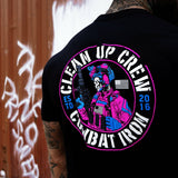 Clean up Crew Operator Skull Men's T-Shirt From Combat Iron Apparel