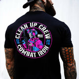 Clean up Crew Operator Skull Men's T-Shirt From Combat Iron Apparel