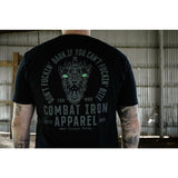 Don't Fuckin' Bark If You Can't Fuckin' Bite Men's T-Shirt From Combat Iron Apparel