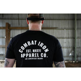Arched Combat Iron Men's T-Shirt From Combat Iron Apparel