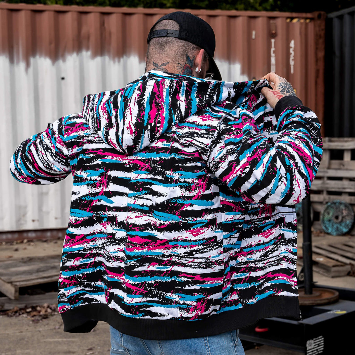 Men's Full-Zip Hoodie from Combat Iron Apparel