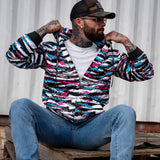 Men's Full-Zip Hoodie from Combat Iron Apparel