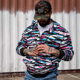 Men's Full-Zip Hoodie from Combat Iron Apparel