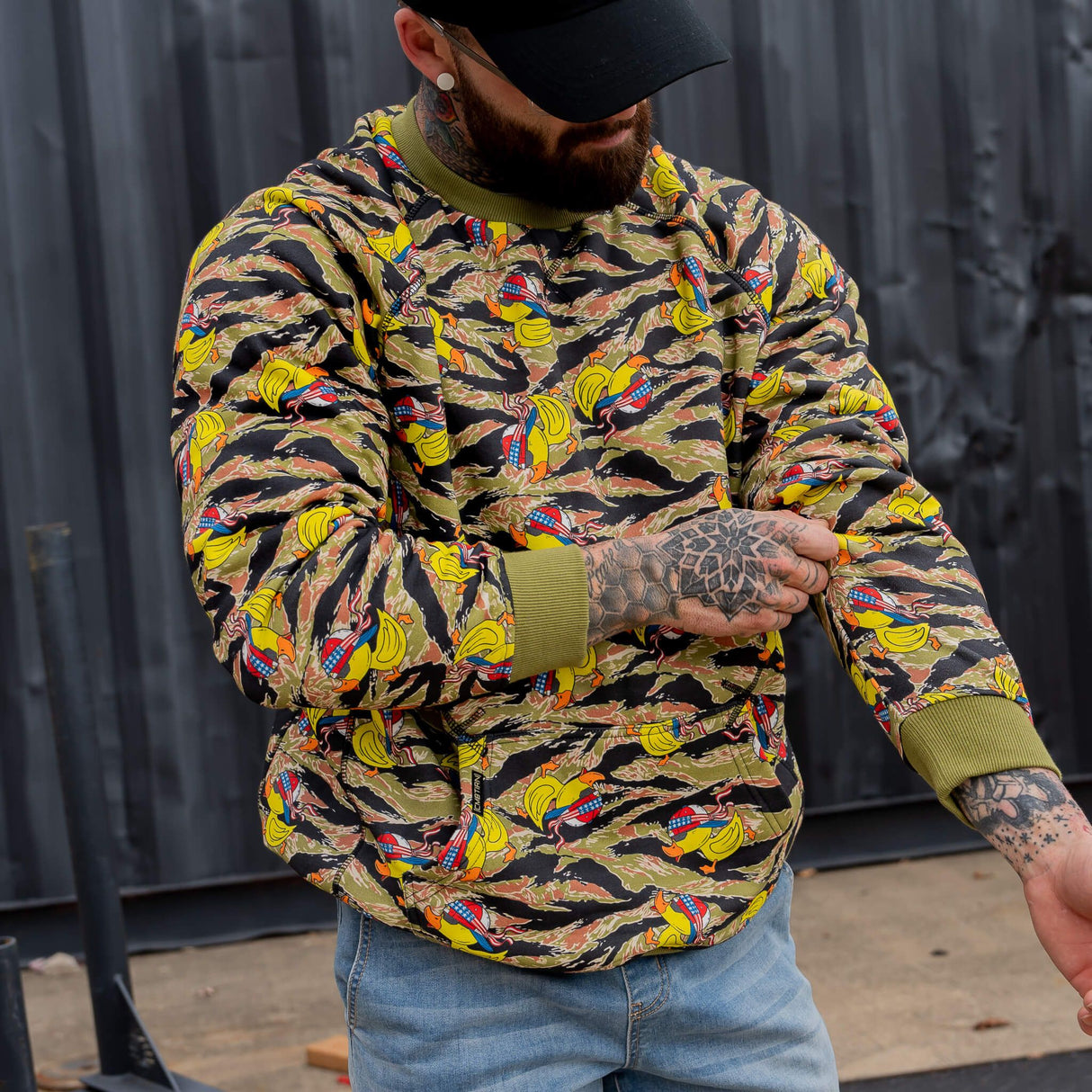Men's Cold Weather Fleece Pull Over from Combat Iron Apparel