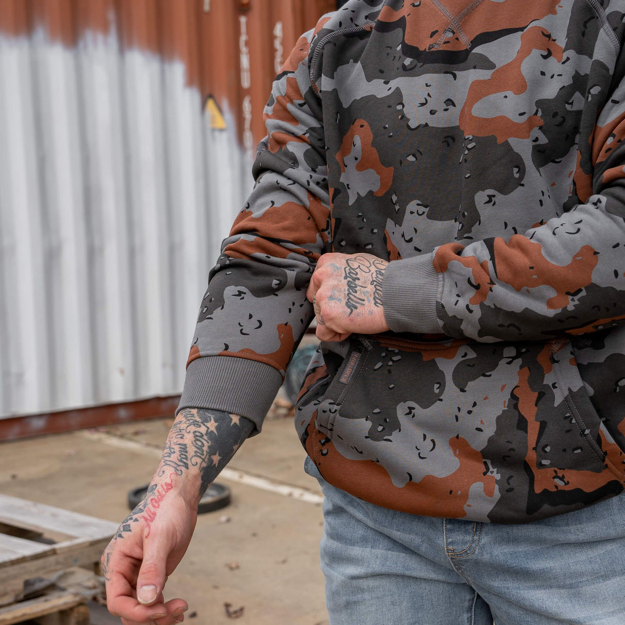 Men's Cold Weather Fleece Pull Over from Combat Iron Apparel