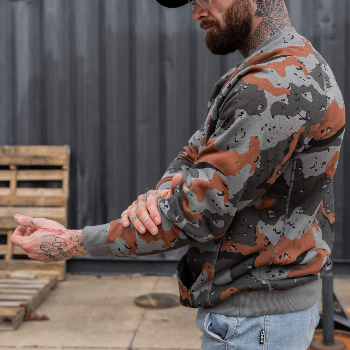 Men's Cold Weather Fleece Pull Over from Combat Iron Apparel