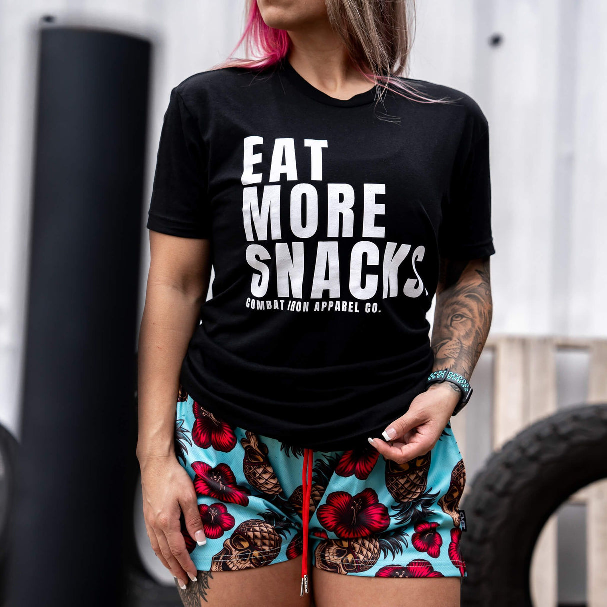 Eat More Snacks Men's T-Shirt From Combat Iron Apparel
