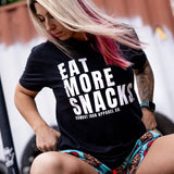 Eat More Snacks Men's T-Shirt From Combat Iron Apparel