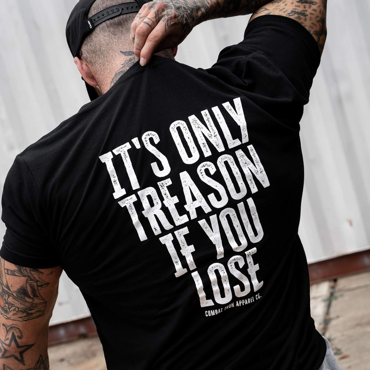 IT'S ONLY TREASON IF YOU LOSE MEN'S T-SHIRT From Combat Iron Apparel
