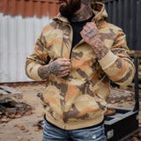 Men's Full-Zip Hoodie from Combat Iron Apparel