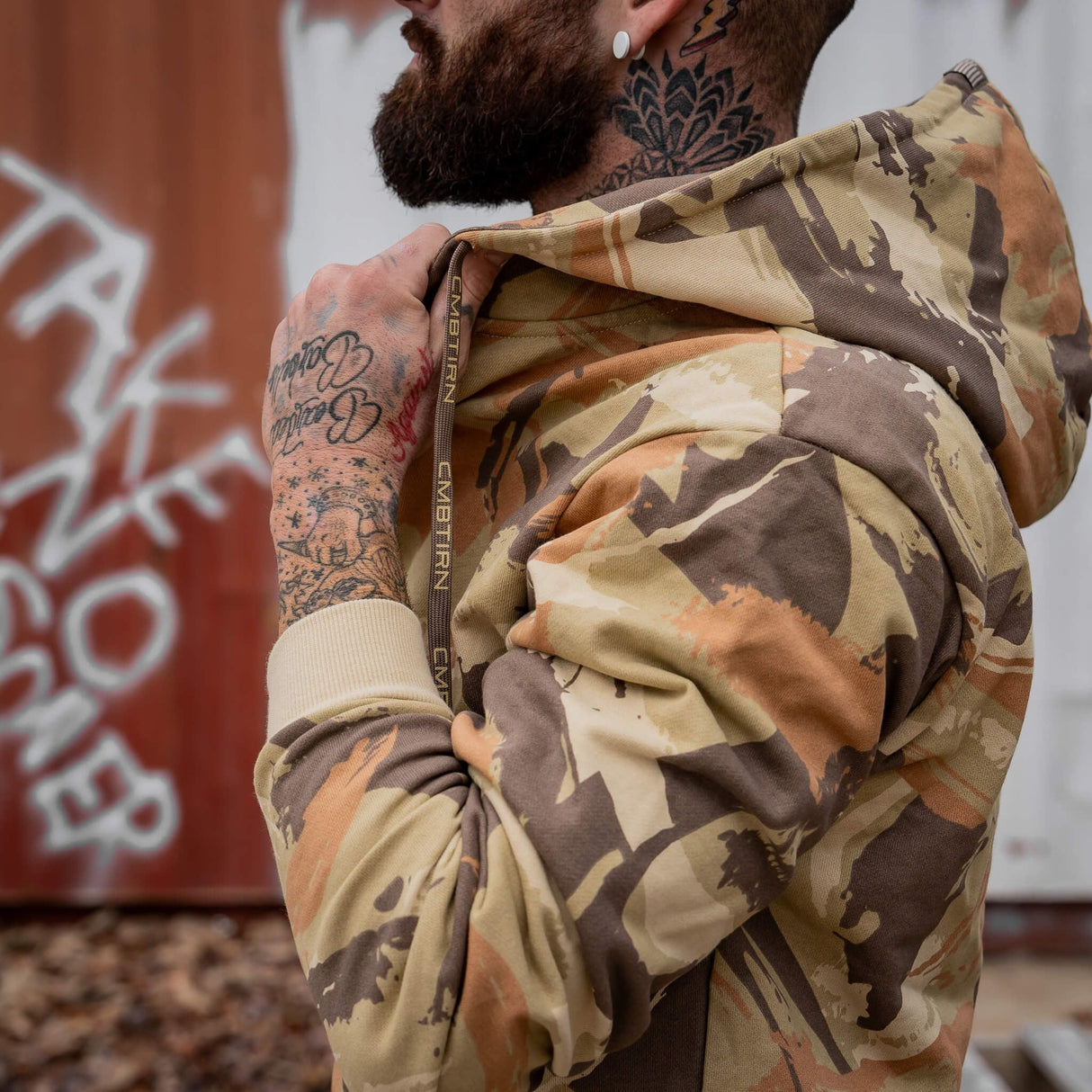 Men's Full-Zip Hoodie from Combat Iron Apparel