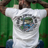 Don't Tread On Me Or Prepare For The Smoke Men's T-Shirt From Combat Iron Apparel
