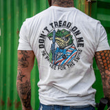 Don't Tread On Me Or Prepare For The Smoke Men's T-Shirt From Combat Iron Apparel