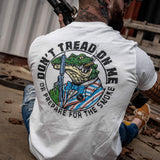 Don't Tread On Me Or Prepare For The Smoke Men's T-Shirt From Combat Iron Apparel