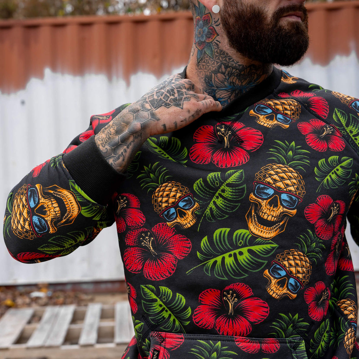 Men's Cold Weather Fleece Pull Over from Combat Iron Apparel