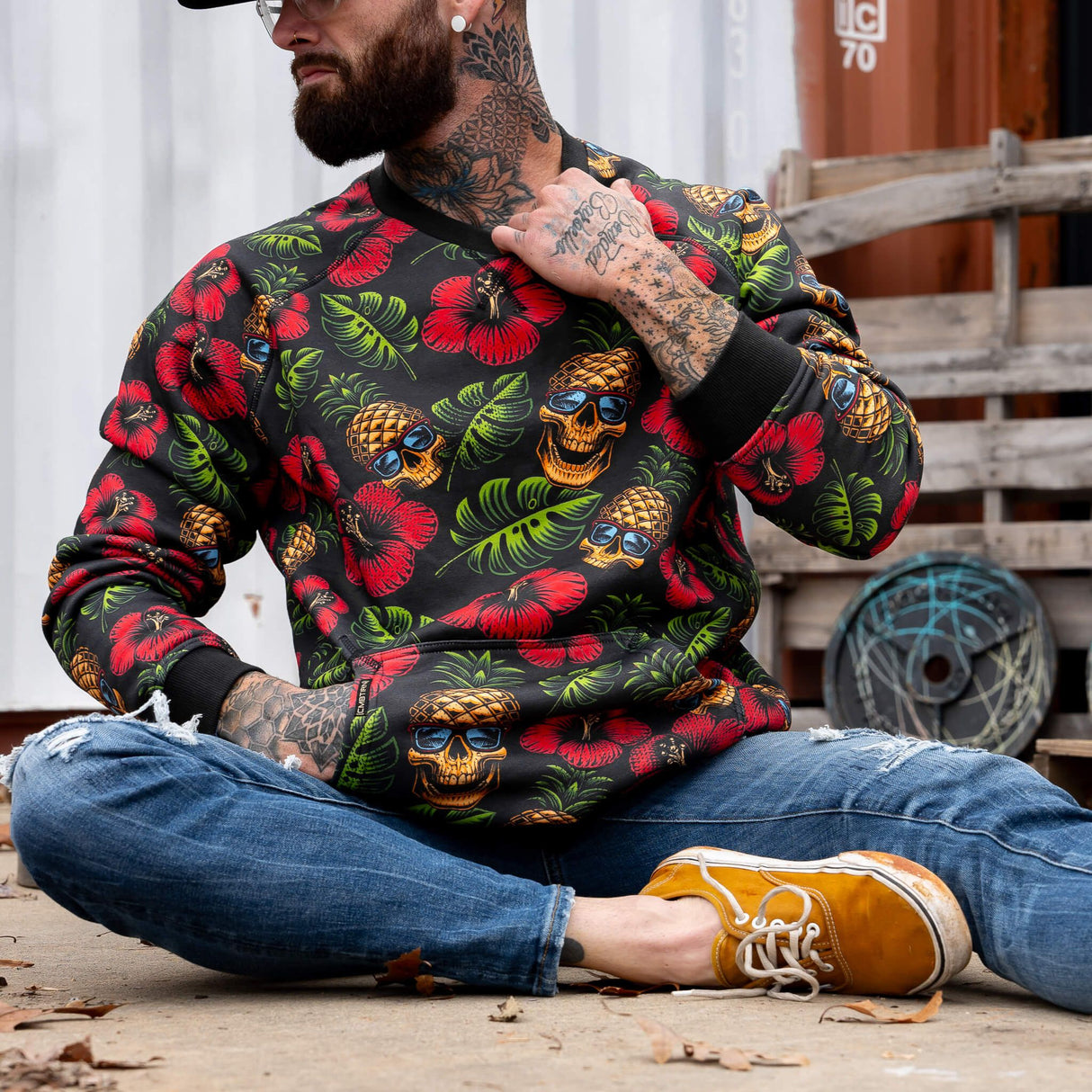 Men's Cold Weather Fleece Pull Over from Combat Iron Apparel