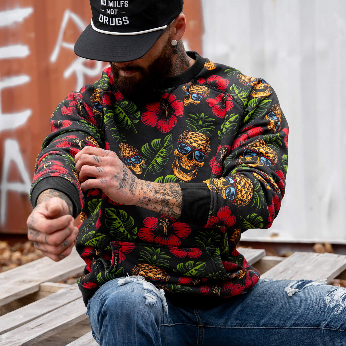 Men's Cold Weather Fleece Pull Over from Combat Iron Apparel