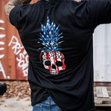 American Flag USA Pineapple Grenade Men's T-Shirt From Combat Iron Apparel