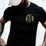 Bend Don't Break Barbell Skull Men's T-Shirt From Combat Iron Apparel