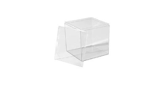 Clear Acrylic Boxes 2.25x2.25x2.25 12 Pack from Hammont