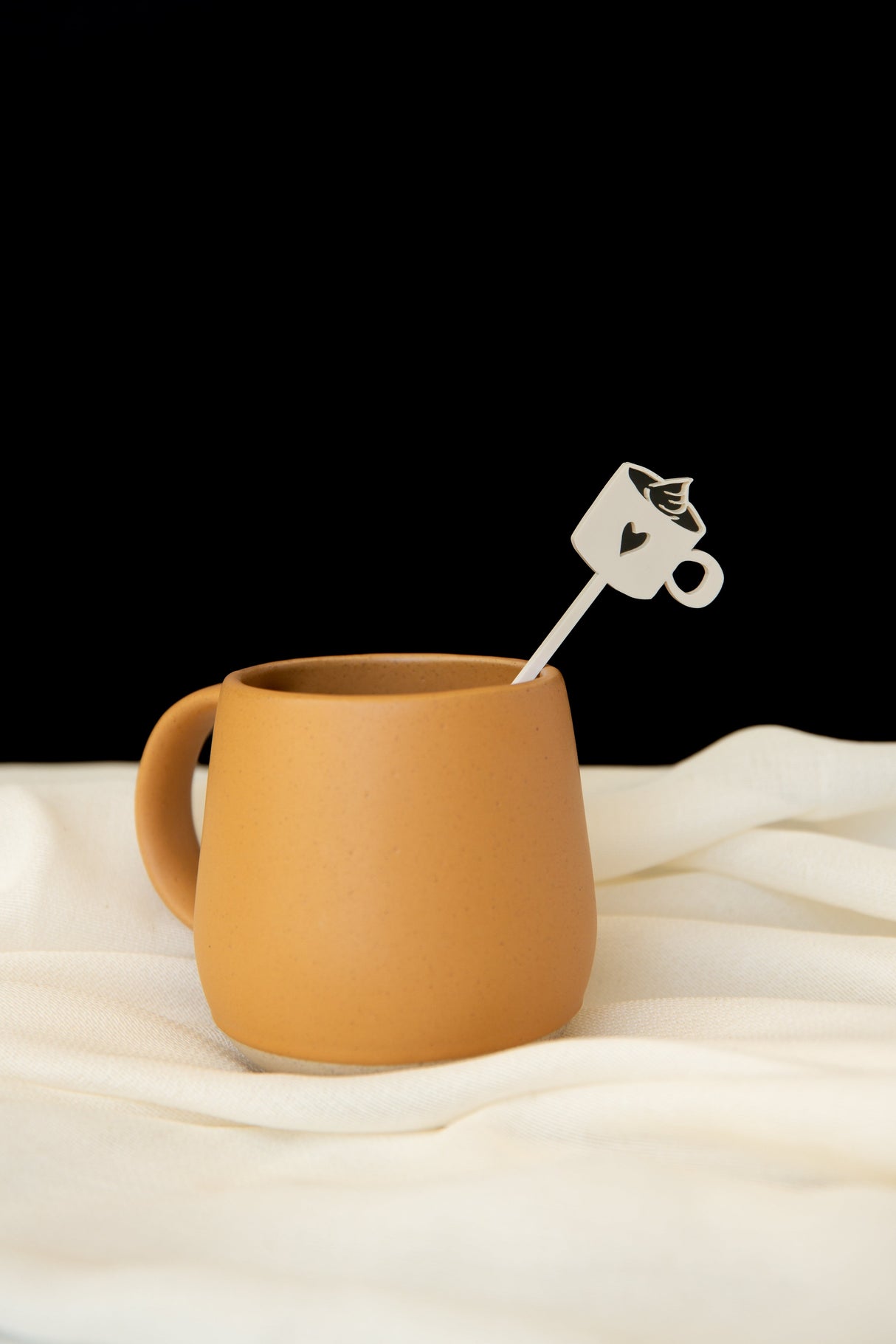 Hello Pumpkin Drink Stirrers from The Cotton & Canvas Co.