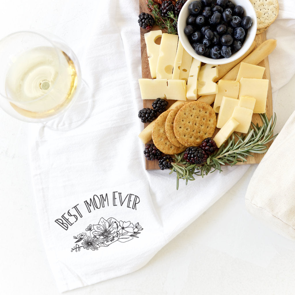 Best Mom Ever Kitchen Tea Towel