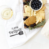 Flippin' Awesome Kitchen Tea Towel