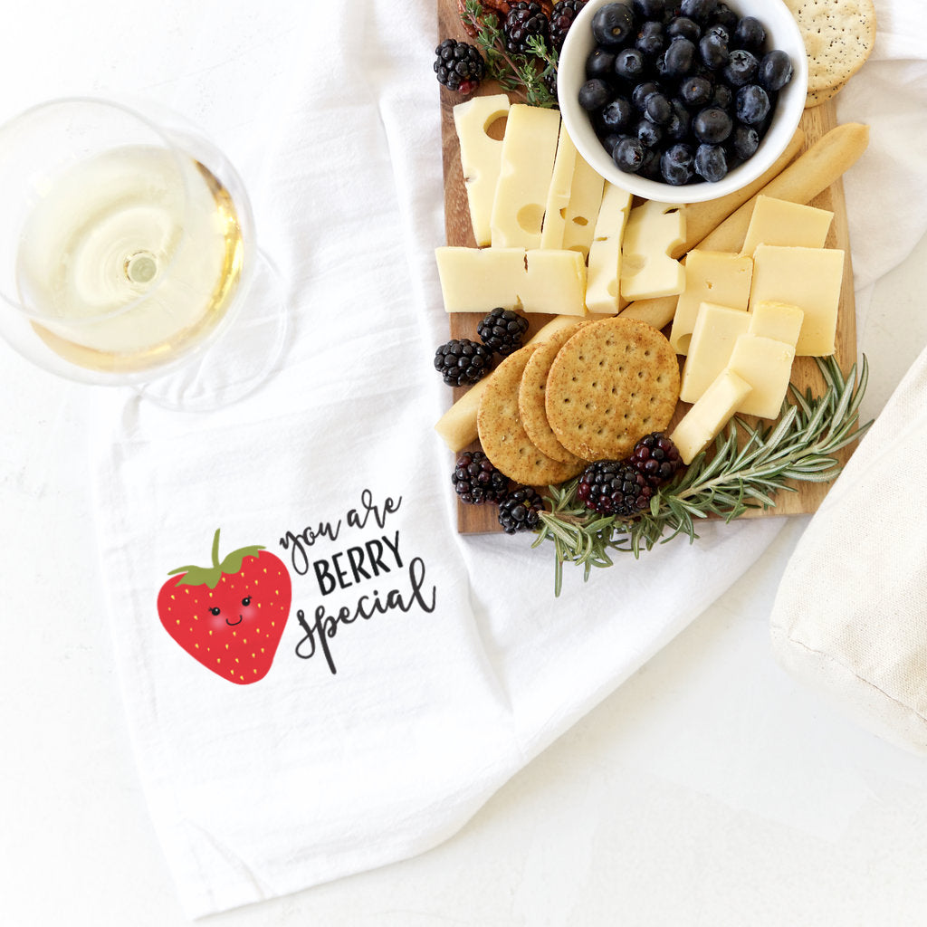 You Are Berry Special Kitchen Tea Towel from The Cotton & Canvas Co.