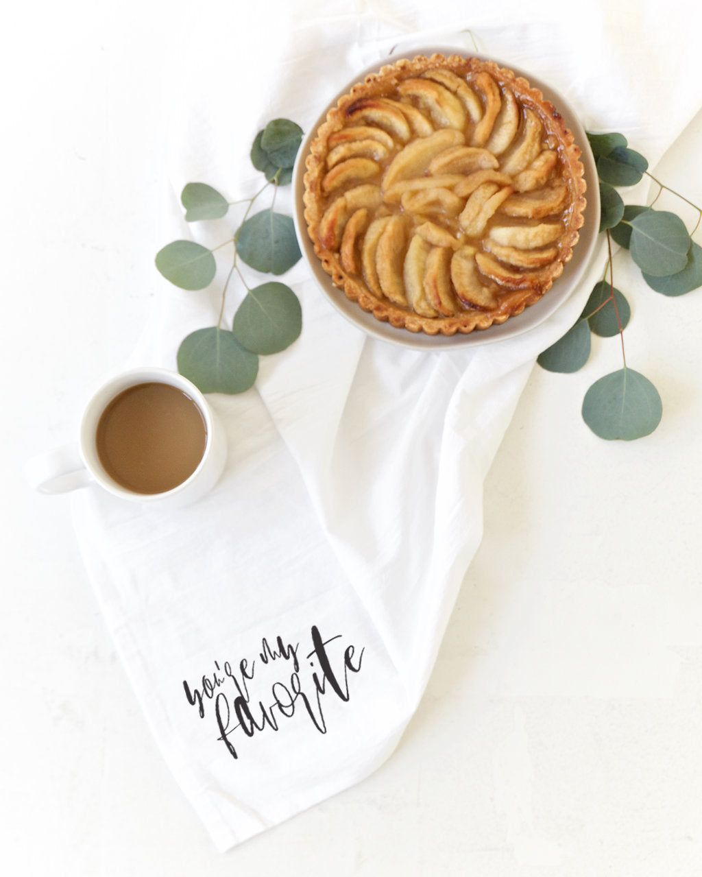You're My Favorite Kitchen Tea Towel from The Cotton & Canvas Co.