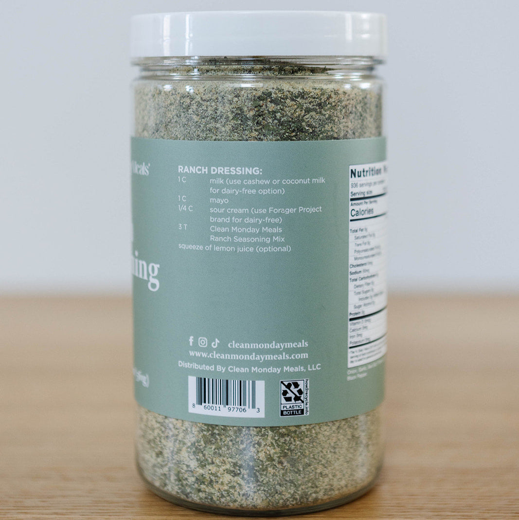 Ranch Seasoning Mix From Clean Monday Meals
