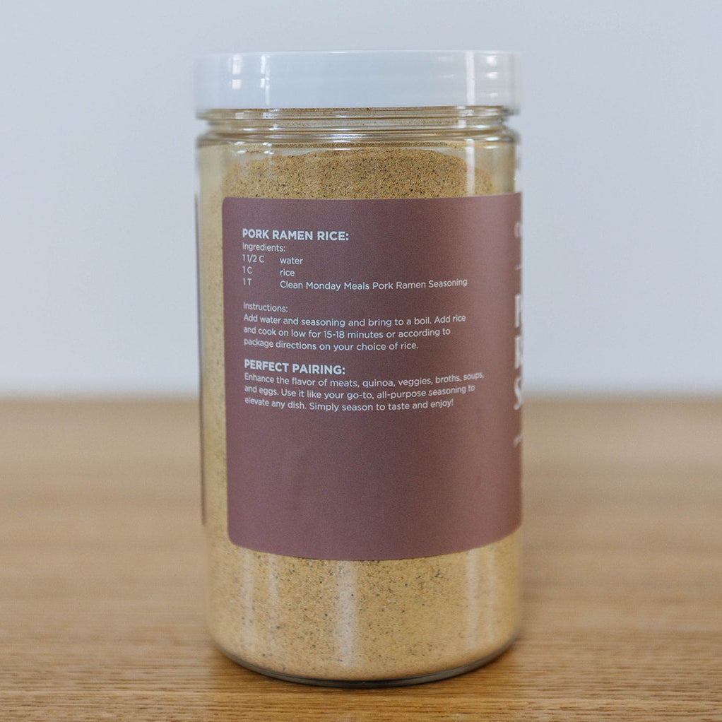 Pork Ramen Seasoning From Clean Monday Meals