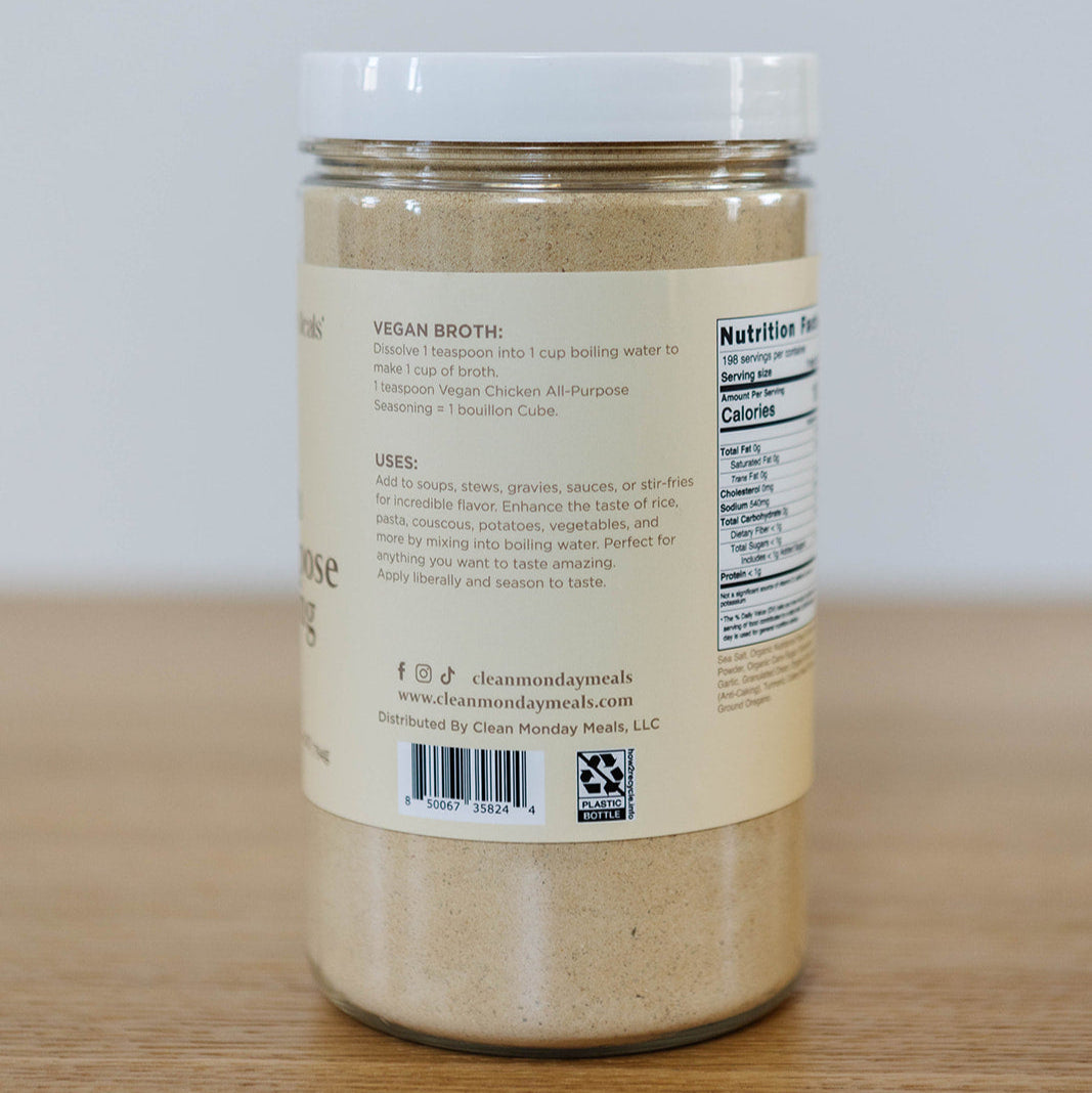Vegan Chicken All-Purpose Seasoning from Clean Monday Meals