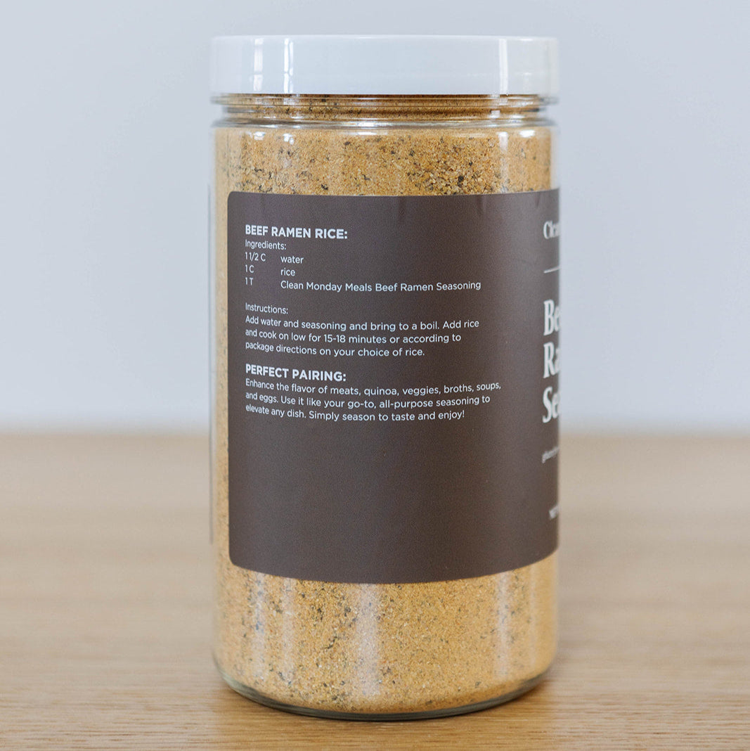 Beef Ramen Seasoning From Clean Monday Meals