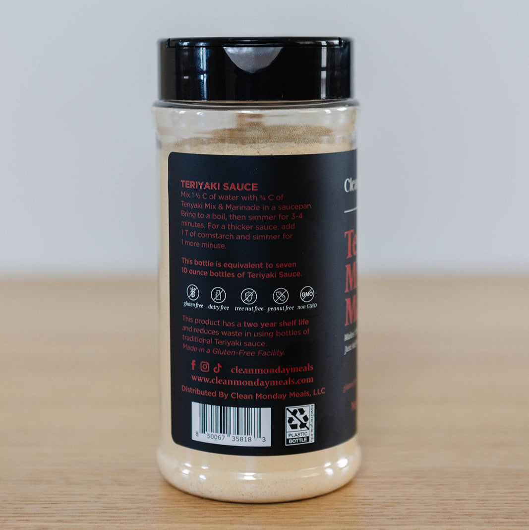 Teriyaki Mix & Marinade From Clean Monday Meals