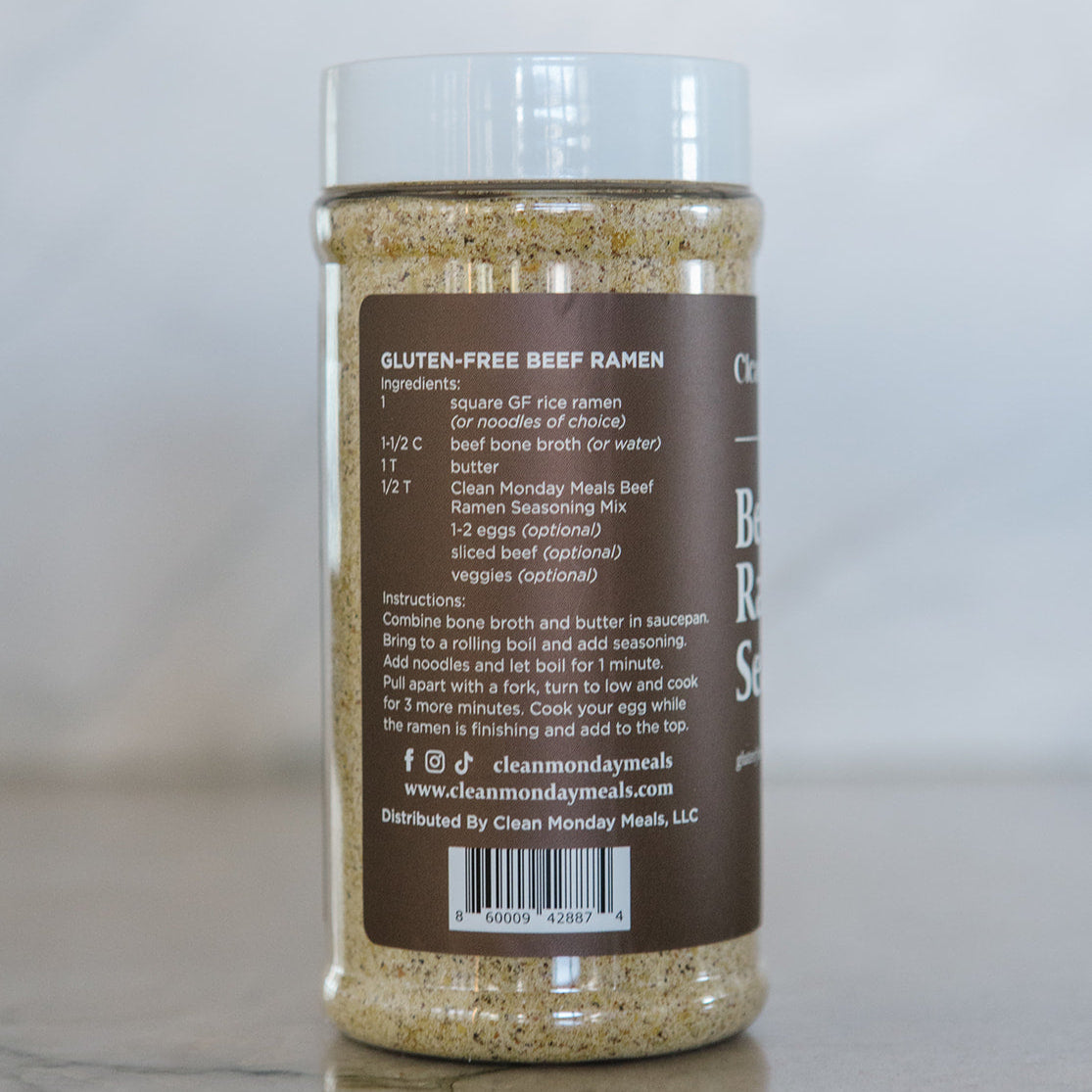 Beef Ramen Seasoning From Clean Monday Meals