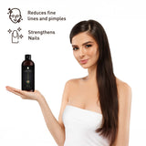 Hair Strengthening Bundle: Pursonic Fractionated Coconut Oil, One-Step Hair Dryer & Volumizer Brush, and Cold-Pressed Castor Oil from Pursonic