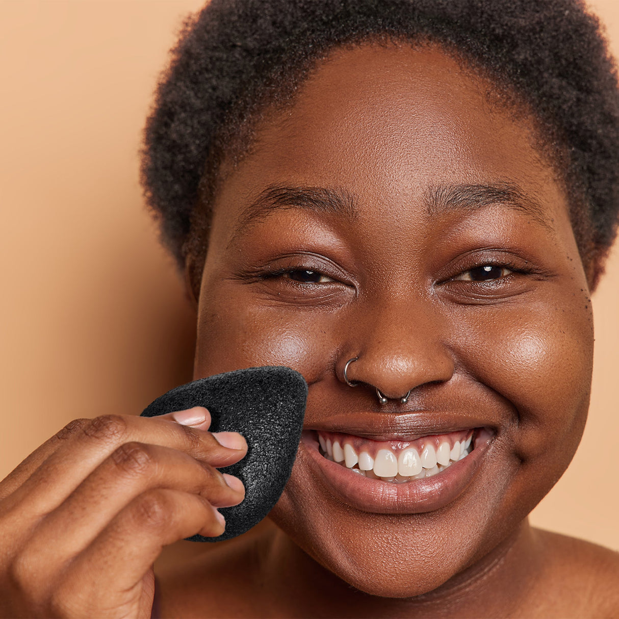 Pursonic Natural Bamboo Charcoal Konjac Sponge 10-Pack from Pursonic