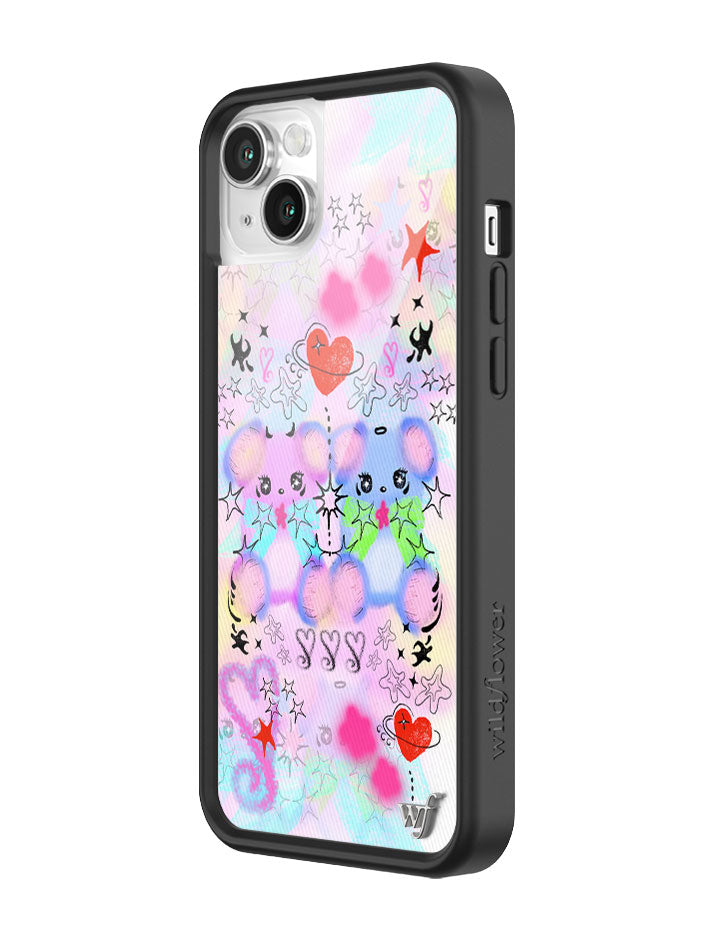Cotton Candy Teddies iPhone Case from Wildflower Cases