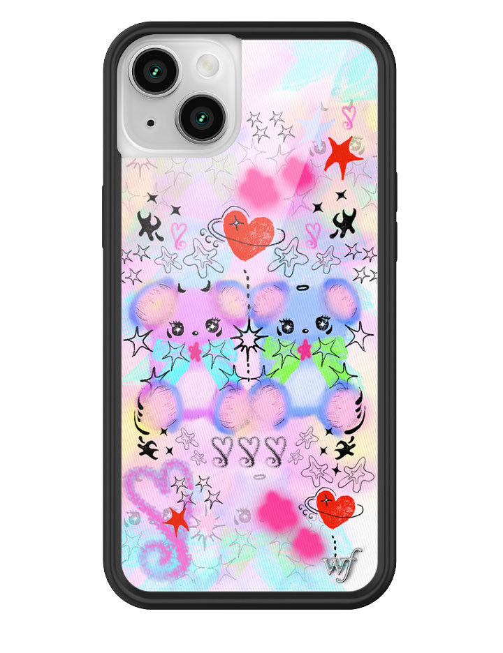 Cotton Candy Teddies iPhone Case from Wildflower Cases