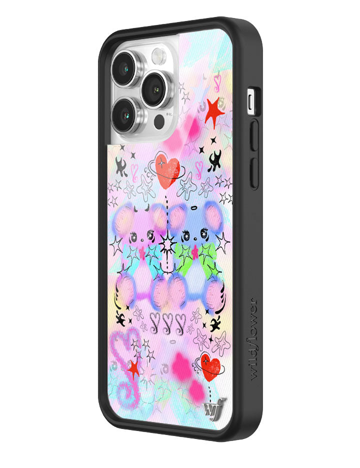 Cotton Candy Teddies iPhone Case from Wildflower Cases
