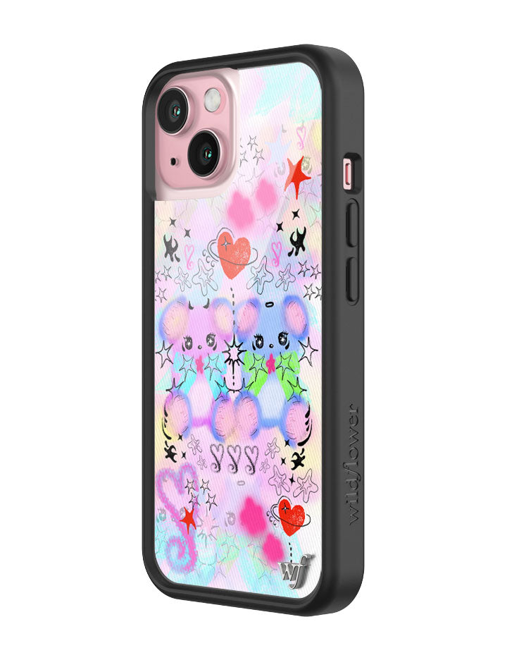 Cotton Candy Teddies iPhone Case from Wildflower Cases