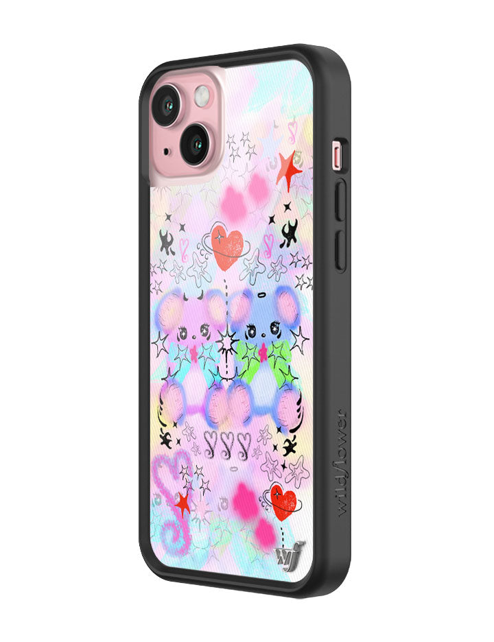 Cotton Candy Teddies iPhone Case from Wildflower Cases