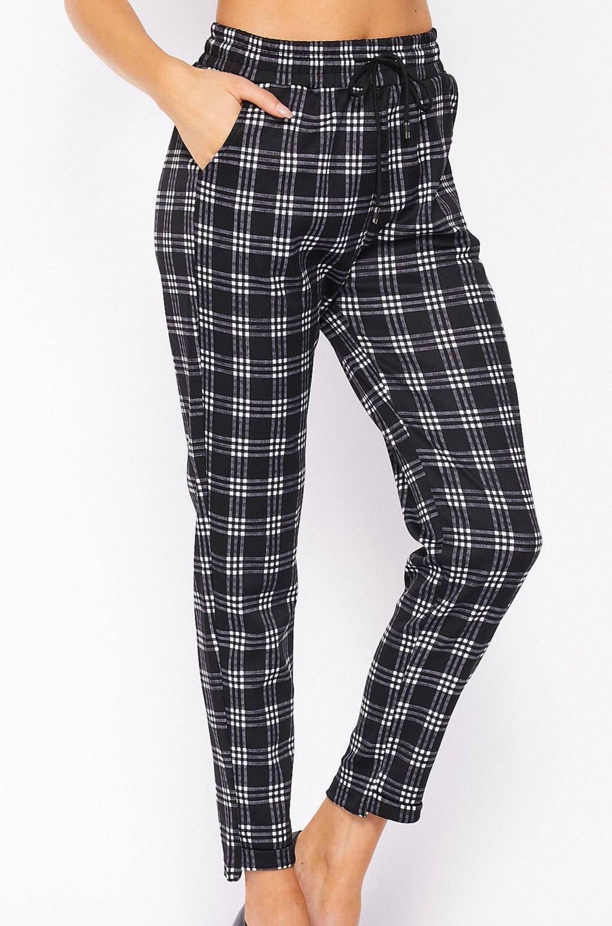 Comfy Plaid Print Dress Pant From Truly Contagious