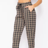 Comfy Plaid Print Dress Pant From Truly Contagious